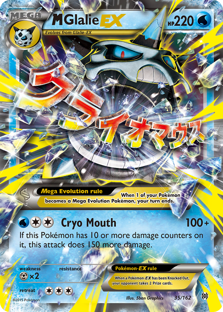 M Glalie EX (35/162) [XY: BREAKthrough] | Exor Games Summserside