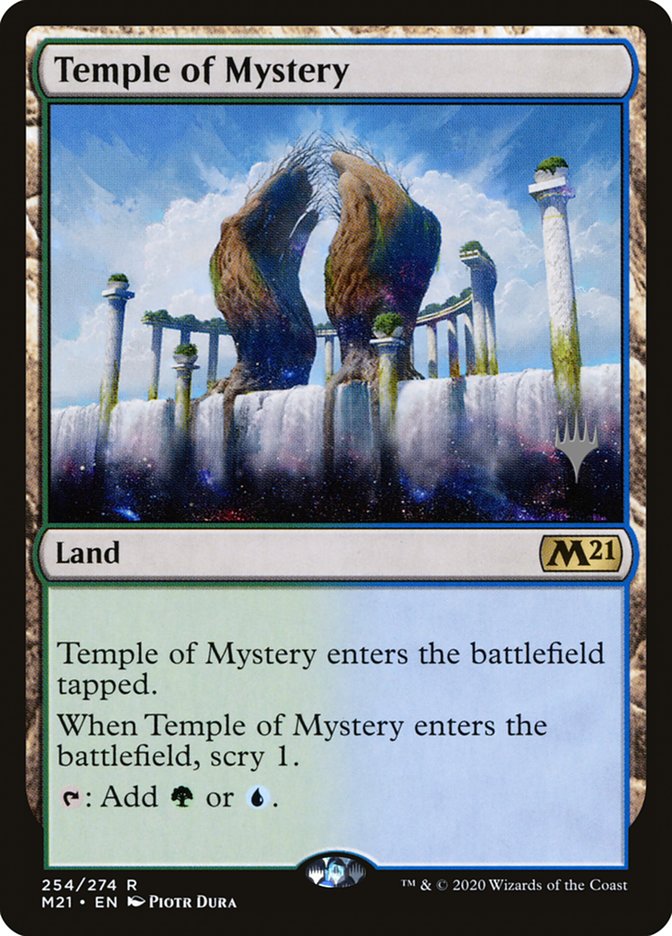 Temple of Mystery (Promo Pack) [Core Set 2021 Promos] | Exor Games Summserside