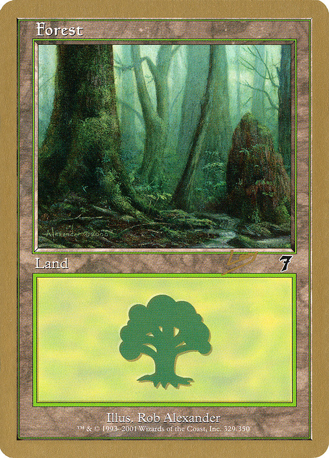 Forest (rl329) (Raphael Levy) [World Championship Decks 2002] | Exor Games Summserside