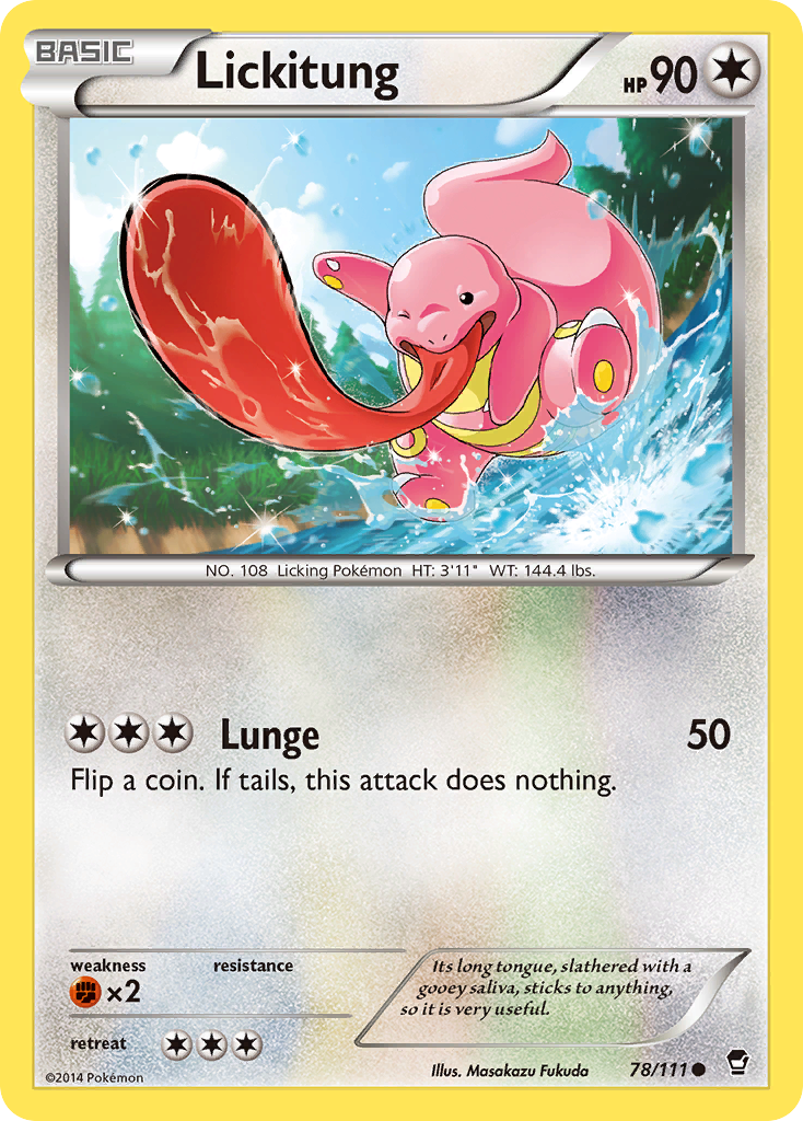 Lickitung (78/111) [XY: Furious Fists] | Exor Games Summserside