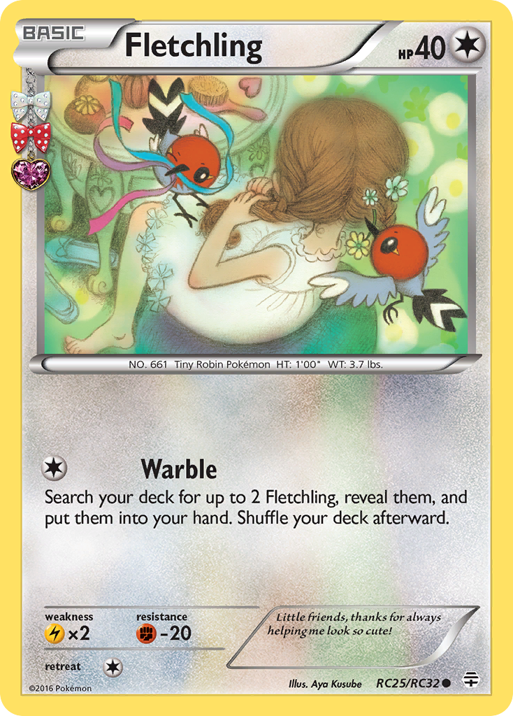 Fletchling (RC25/RC32) [XY: Generations] | Exor Games Summserside