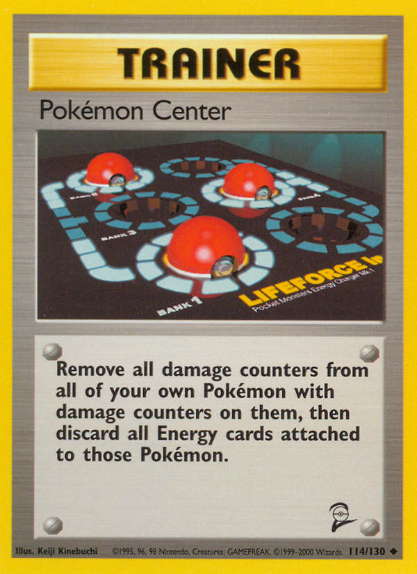 Pokemon Center (114/130) [Base Set 2] | Exor Games Summserside