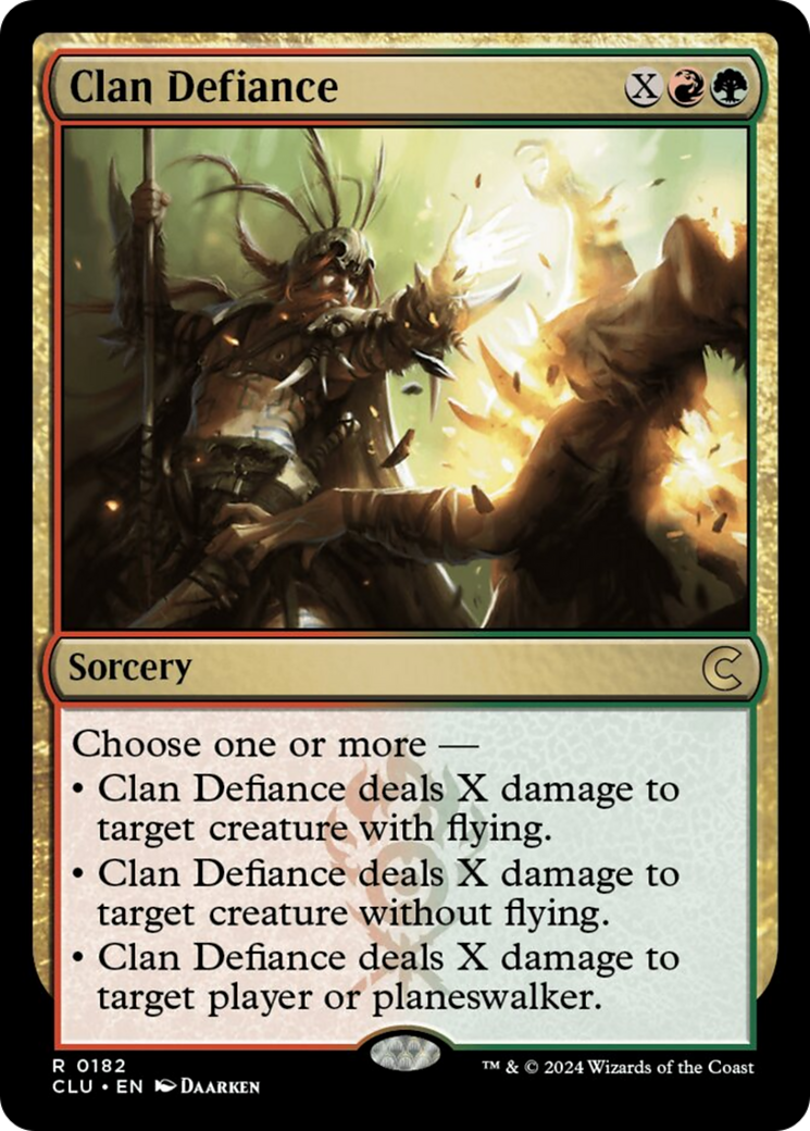 Clan Defiance [Ravnica: Clue Edition] | Exor Games Summserside