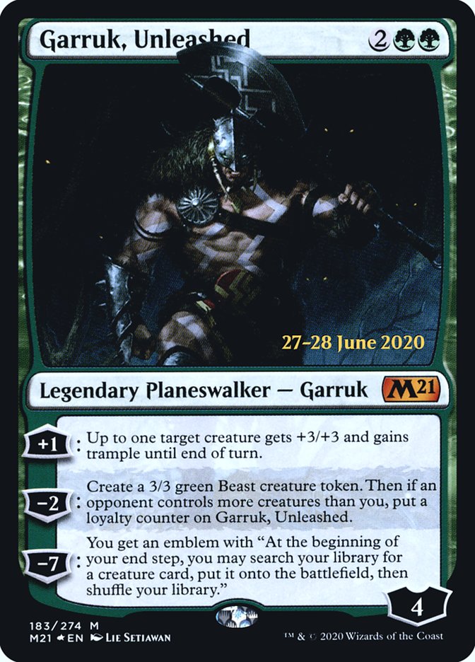 Garruk, Unleashed  [Core Set 2021 Prerelease Promos] | Exor Games Summserside