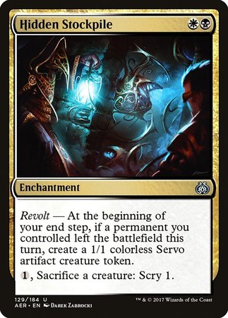 Hidden Stockpile [Aether Revolt] | Exor Games Summserside