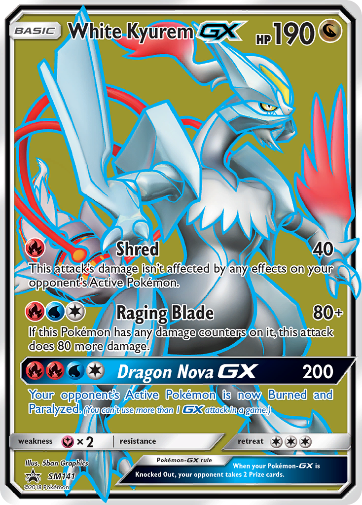 White Kyurem GX (SM141) [Sun & Moon: Black Star Promos] | Exor Games Summserside