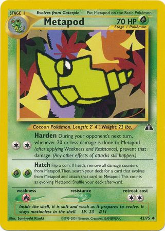 Metapod (42/75) [Neo Discovery Unlimited] | Exor Games Summserside