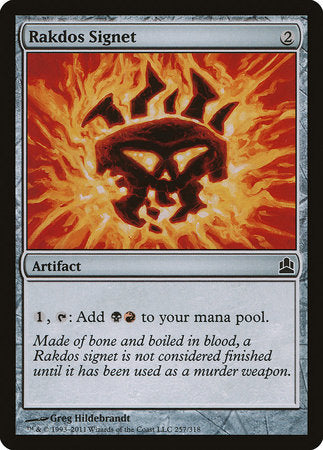 Rakdos Signet [Commander 2011] | Exor Games Summserside