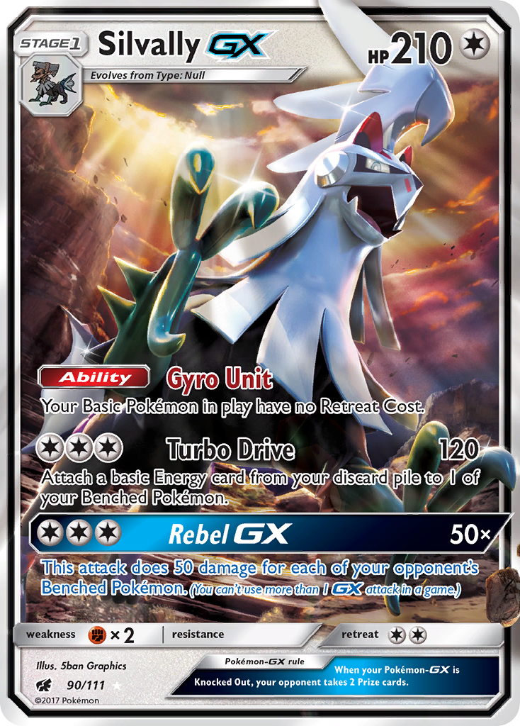 Silvally GX (90/111) [Sun & Moon: Crimson Invasion] | Exor Games Summserside