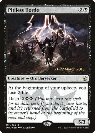 Pitiless Horde [Dragons of Tarkir Promos] | Exor Games Summserside