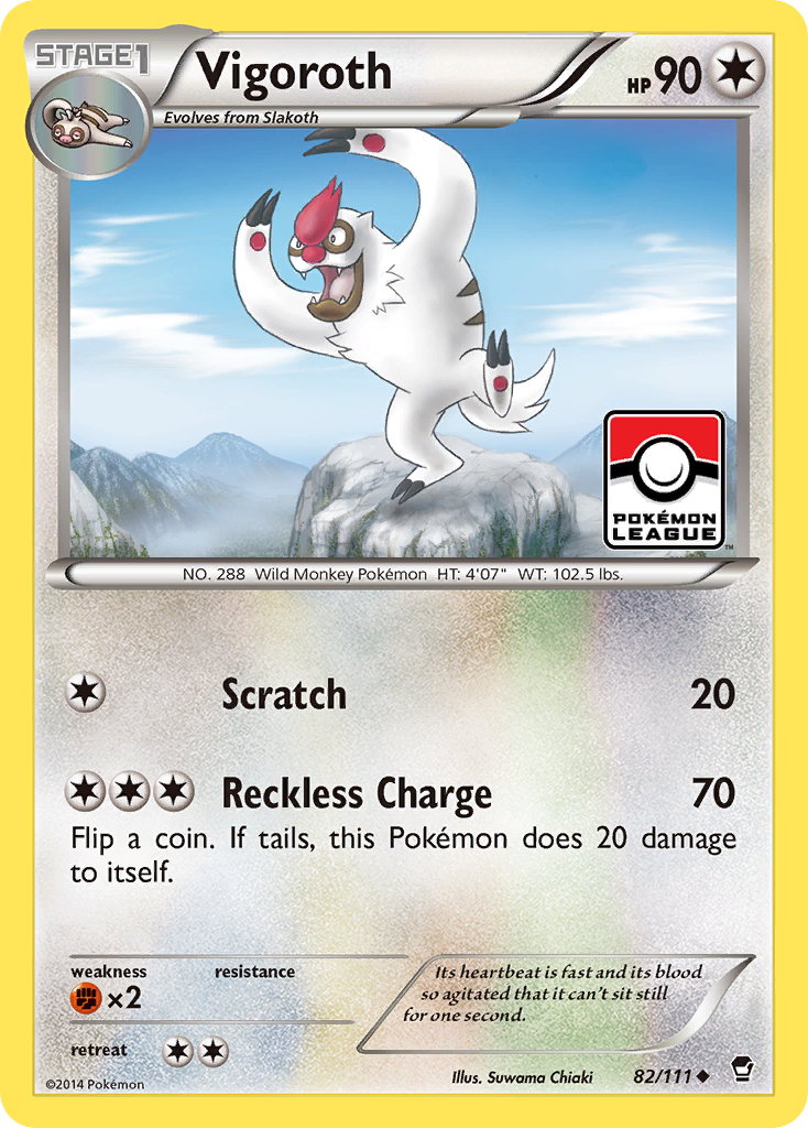 Vigoroth (82/111) [XY: Furious Fists] | Exor Games Summserside