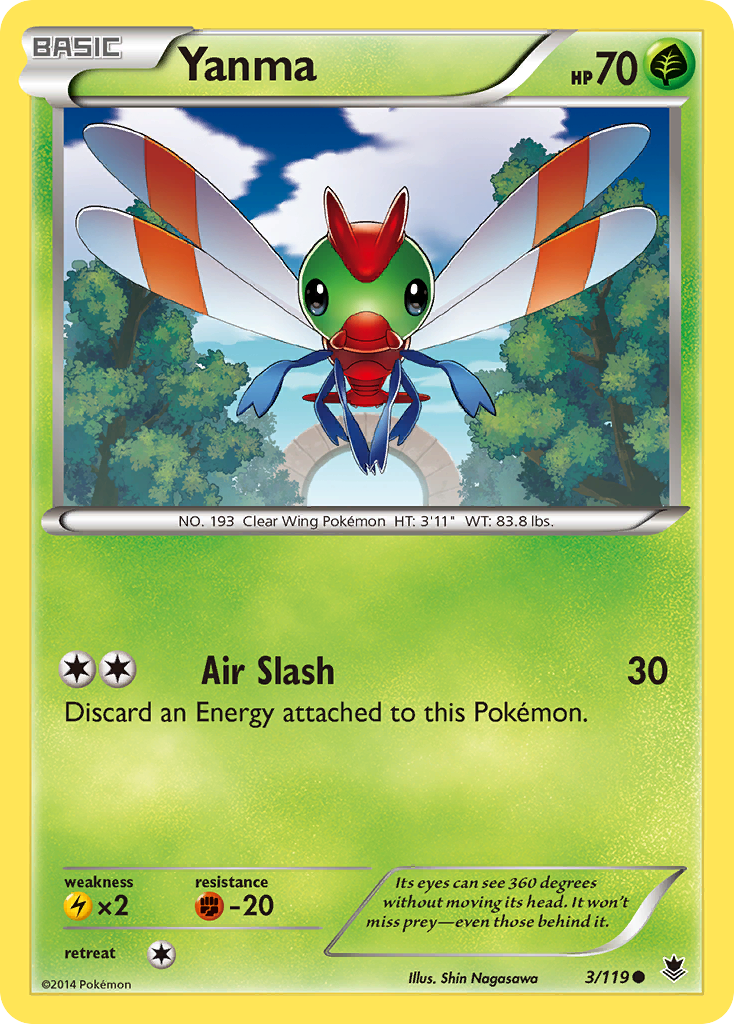 Yanma (3/119) [XY: Phantom Forces] | Exor Games Summserside