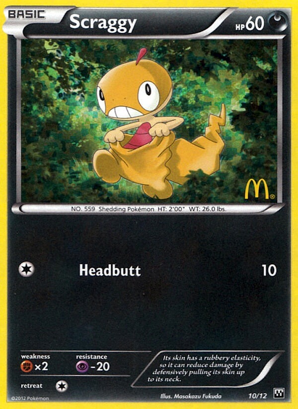 Scraggy (10/12) [McDonald's Promos: 2012 Collection] | Exor Games Summserside