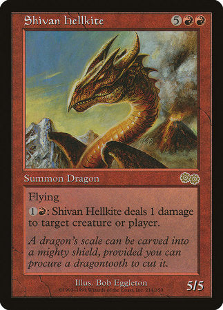 Shivan Hellkite [Urza's Saga] | Exor Games Summserside