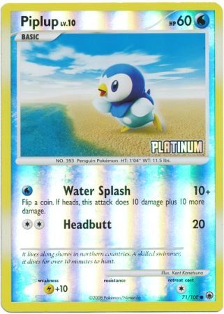 Piplup (71/100) [Burger King Promos: 2009 Collection] | Exor Games Summserside