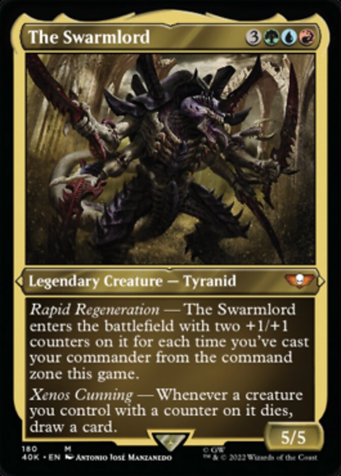 The Swarmlord (Display Commander) (Surge Foil) [Warhammer 40,000] | Exor Games Summserside