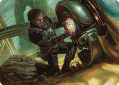Urza, Powerstone Prodigy Art Card [The Brothers' War Art Series] | Exor Games Summserside