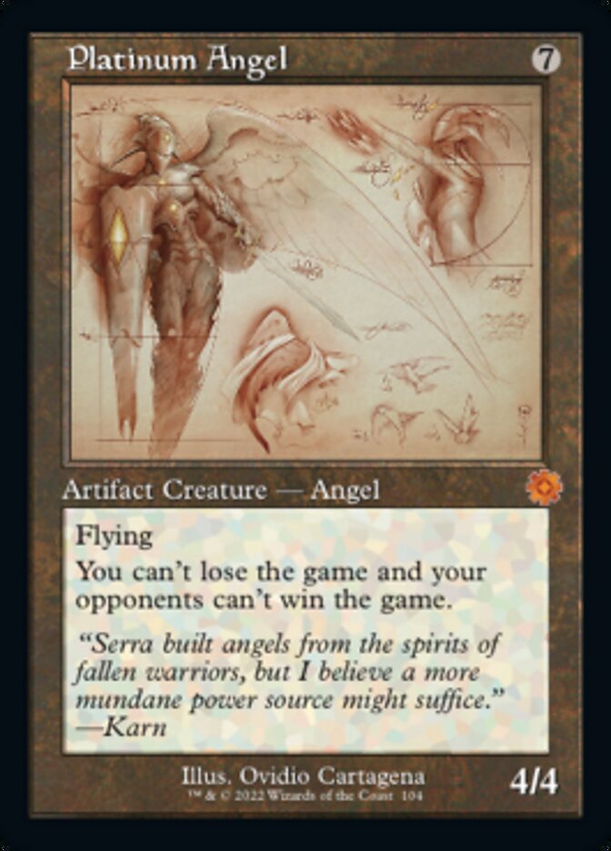 Platinum Angel (Retro Schematic) [The Brothers' War Retro Artifacts] | Exor Games Summserside
