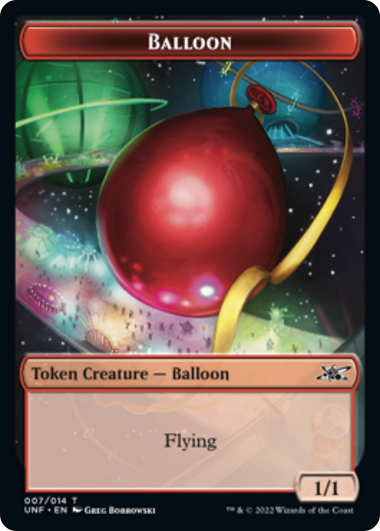 Zombie Employee // Balloon Double-sided Token [Unfinity Tokens] | Exor Games Summserside