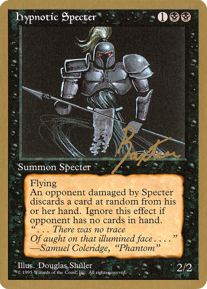 Hypnotic Specter (George Baxter) [Pro Tour Collector Set] | Exor Games Summserside