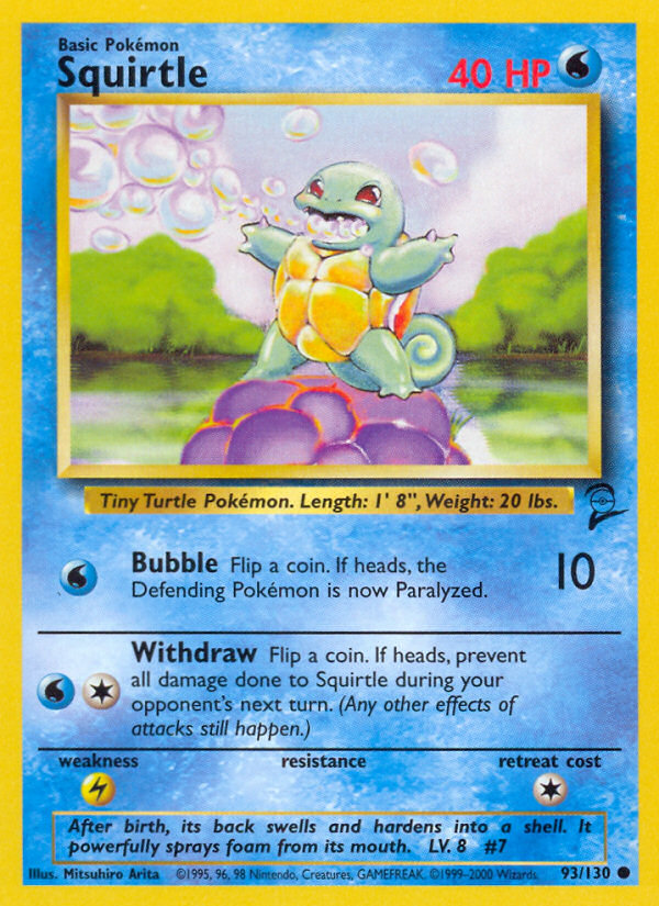 Squirtle (93/130) [Base Set 2] | Exor Games Summserside