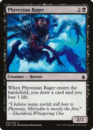 Phyrexian Rager [Commander Anthology] | Exor Games Summserside