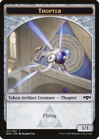 Thopter Token [Ravnica Allegiance Tokens] | Exor Games Summserside