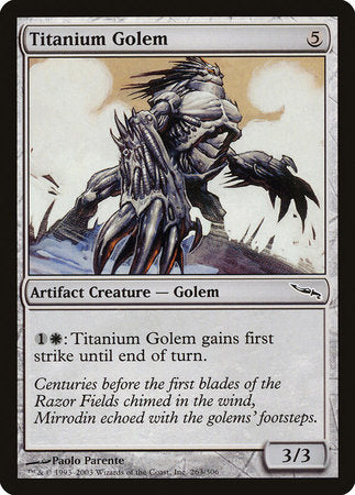 Titanium Golem [Mirrodin] | Exor Games Summserside