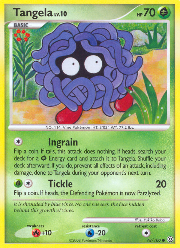 Tangela (78/100) [Diamond & Pearl: Stormfront] | Exor Games Summserside