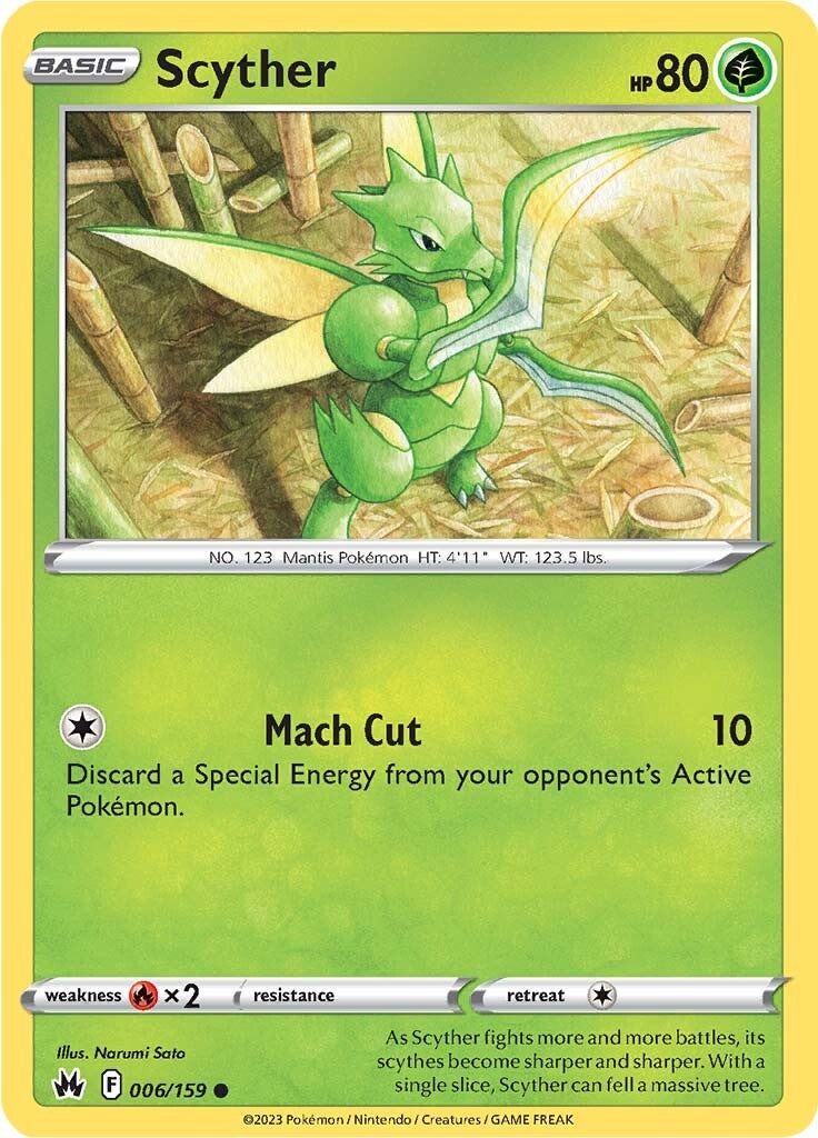 Scyther (006/159) [Sword & Shield: Crown Zenith] | Exor Games Summserside