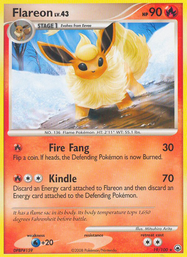 Flareon (19/100) [Diamond & Pearl: Majestic Dawn] | Exor Games Summserside