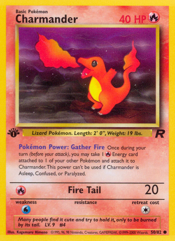 Charmander (50/82) [Team Rocket 1st Edition] | Exor Games Summserside