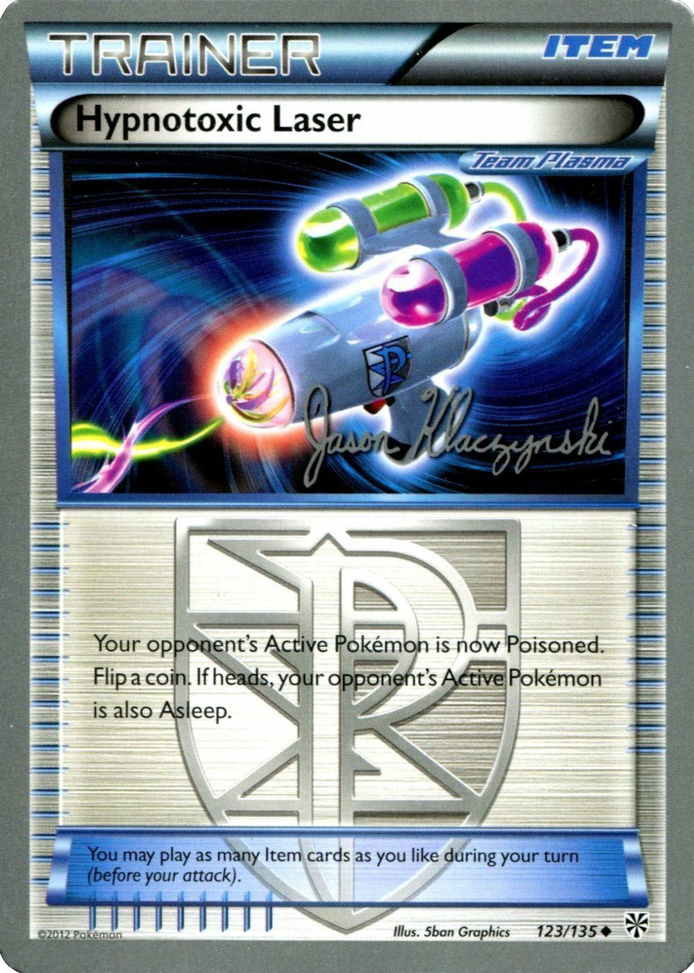 Hypnotoxic Laser (123/135) (Darkrai Deck - Jason Klaczynski) [World Championships 2013] | Exor Games Summserside