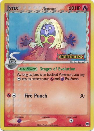 Jynx (17/101) (Delta Species) (Stamped) [EX: Dragon Frontiers] | Exor Games Summserside