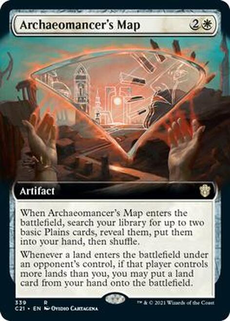 Archaeomancer's Map (Extended) [Commander 2021] | Exor Games Summserside