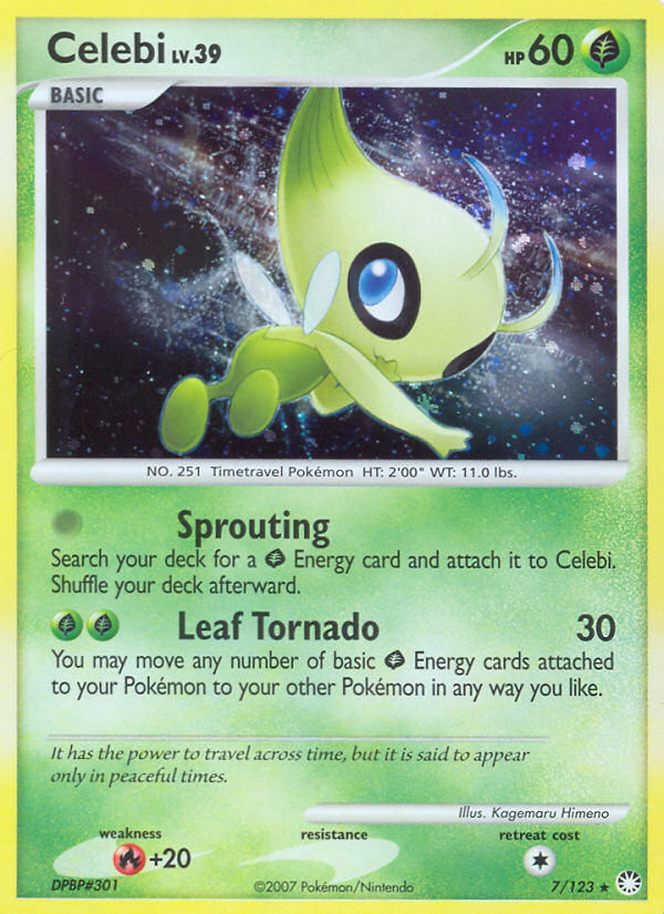 Celebi (7/123) [Diamond & Pearl: Mysterious Treasures] | Exor Games Summserside