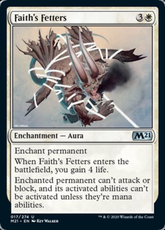 Faith's Fetters [Core Set 2021] | Exor Games Summserside