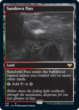 Sundown Pass [Innistrad: Double Feature] | Exor Games Summserside