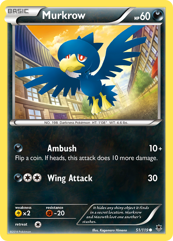 Murkrow (51/119) [XY: Phantom Forces] | Exor Games Summserside