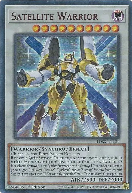 Satellite Warrior (Red) [LDS3-EN121] Ultra Rare | Exor Games Summserside