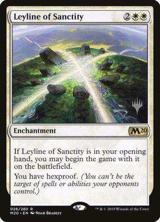 Leyline of Sanctity [Core Set 2020 Promos] | Exor Games Summserside