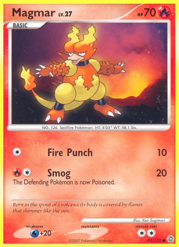 Magmar (93/132) [Diamond & Pearl: Secret Wonders] | Exor Games Summserside