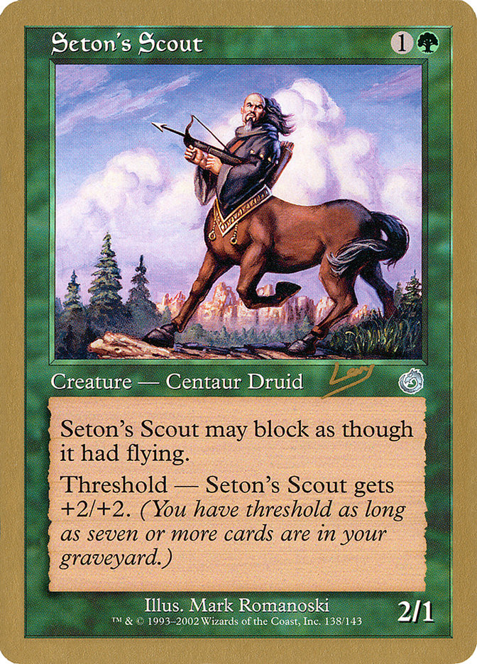 Seton's Scout (Raphael Levy) [World Championship Decks 2002] | Exor Games Summserside