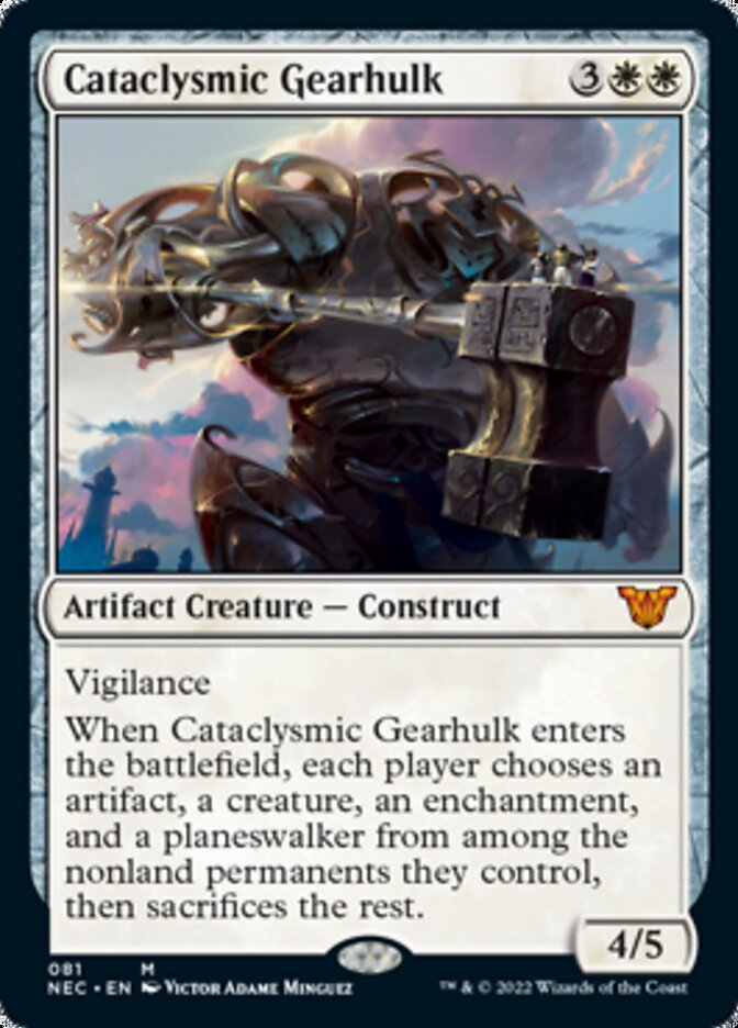 Cataclysmic Gearhulk [Kamigawa: Neon Dynasty Commander] | Exor Games Summserside