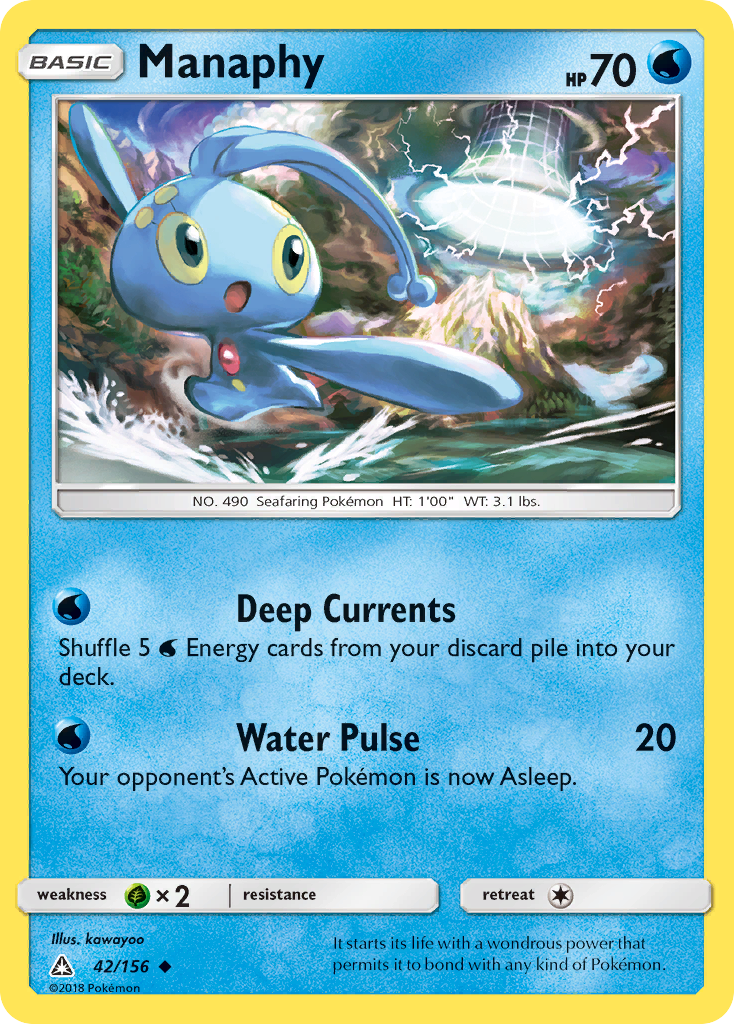 Manaphy (42/156) [Sun & Moon: Ultra Prism] | Exor Games Summserside