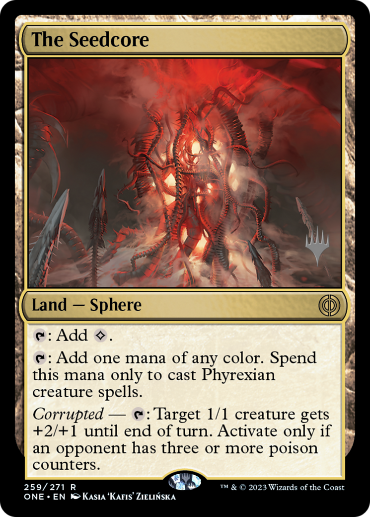 The Seedcore (Promo Pack) [Phyrexia: All Will Be One Promos] | Exor Games Summserside