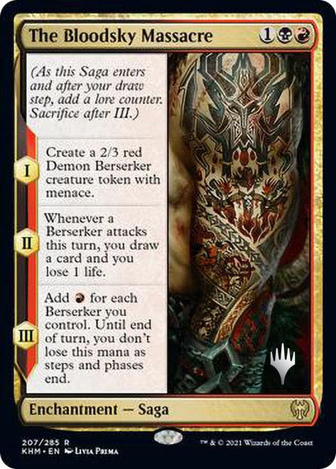 The Bloodsky Massacre [Kaldheim Promo Pack] | Exor Games Summserside