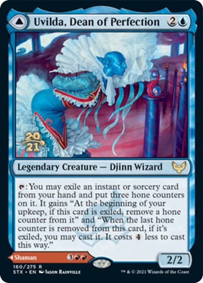 Uvilda, Dean of Perfection // Nassari, Dean of Expression [Strixhaven: School of Mages Prerelease Promos] | Exor Games Summserside