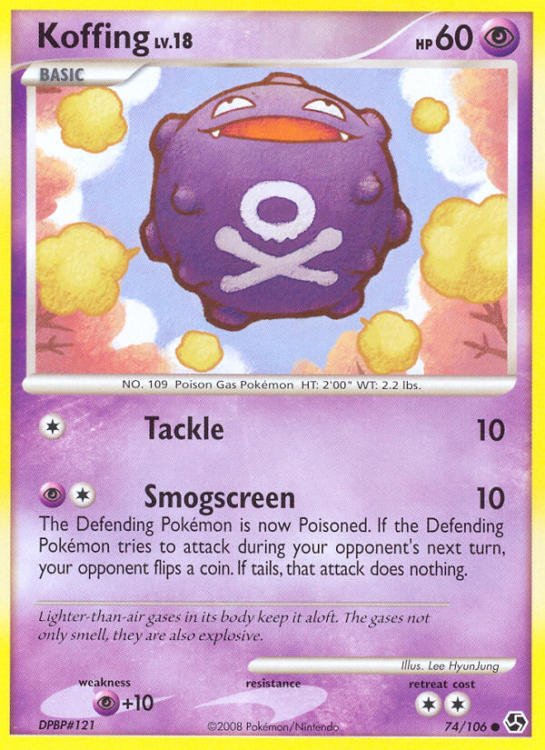 Koffing (74/106) [Diamond & Pearl: Great Encounters] | Exor Games Summserside