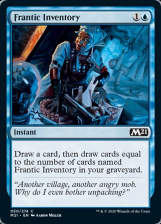 Frantic Inventory [Core Set 2021] | Exor Games Summserside